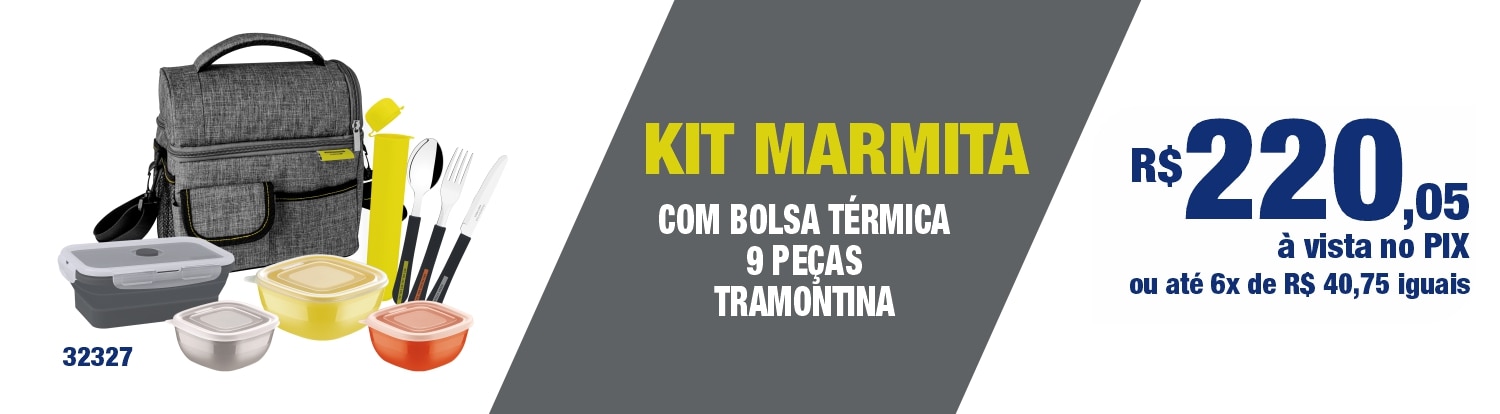 Kit Marmita com Bolsa Térmica 9 Peças Tramontina